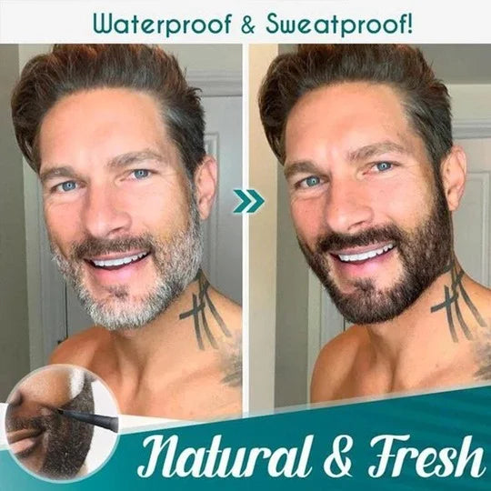 Lápiz  y peine para Relleno de Barba y Cejas resistente al agua
