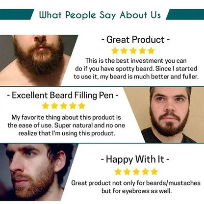 Lápiz  y peine para Relleno de Barba y Cejas resistente al agua