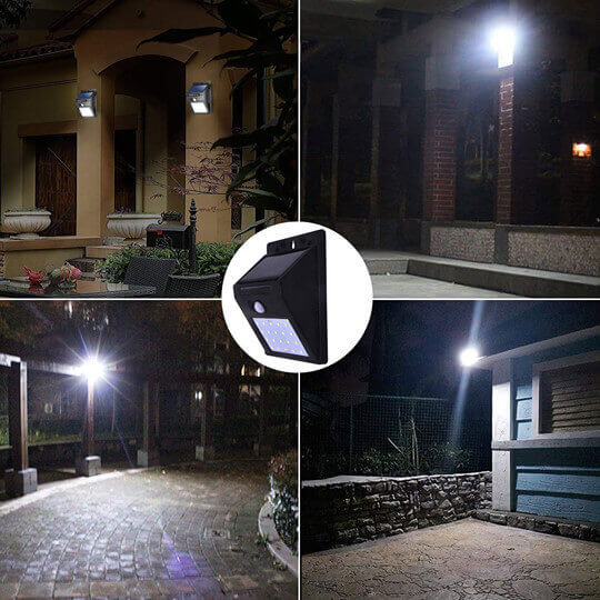 Luz Solar Exterior LED